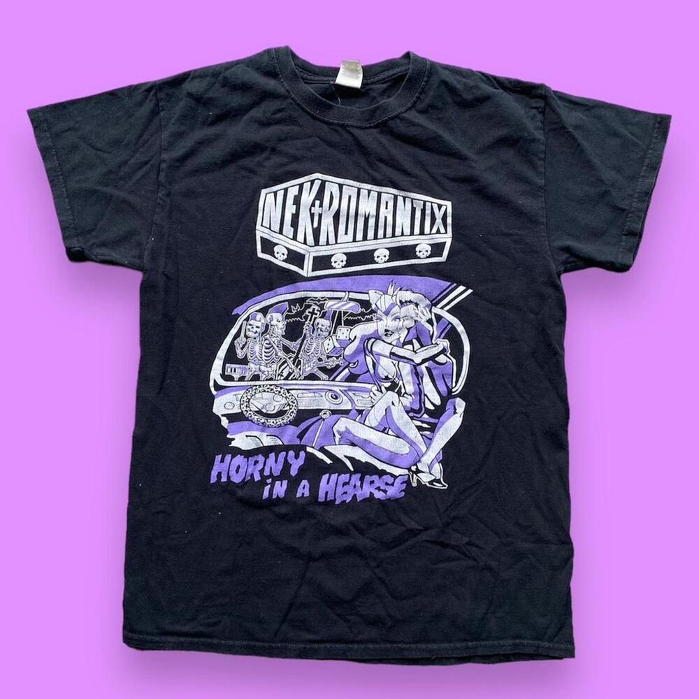 Nekromatix band tee with purple